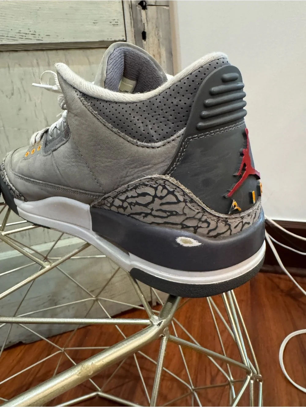 Air Jordan 3 Retro Cool Grey Elephant Print size 10